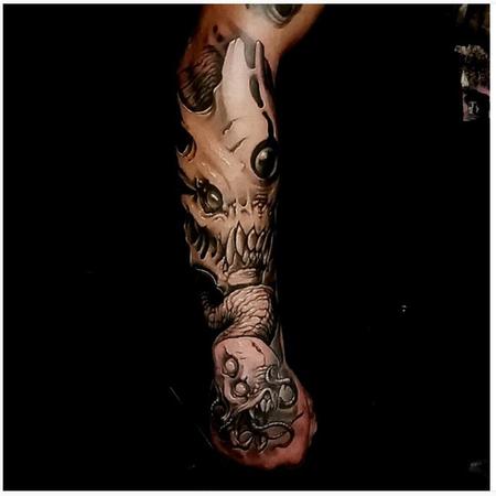 Tattoos - Alien monster sleeve - 128755